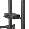 Soporte TV tipo carro 120kg, 60" a 120", manivela, altura ajustable