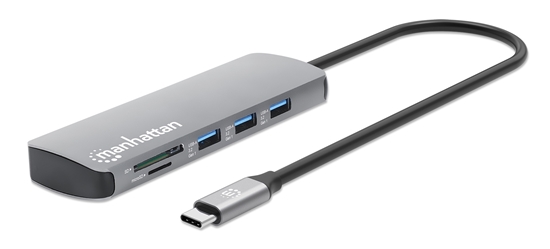 Docking USB-C  9 puertos, HDMI, 3xUSB-A, USB-C Datos, PD, RJ45, Lector
