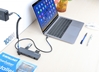 Docking USB-C  9 puertos, HDMI, 3xUSB-A, USB-C Datos, PD, RJ45, Lector