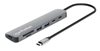Docking USB-C  7 puertos, HDMI, 2xUSB-A, USB-C Datos, PD, Lector