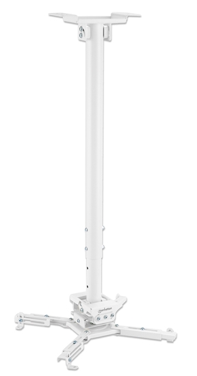 Soporte proyector p/techo 74 a 114 cm, 35 kg