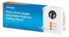 Soporte proyector p/techo 74 a 114 cm, 35 kg