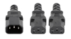 Cable de corriente en Y, 1xC14 a 2xC13,1.8m