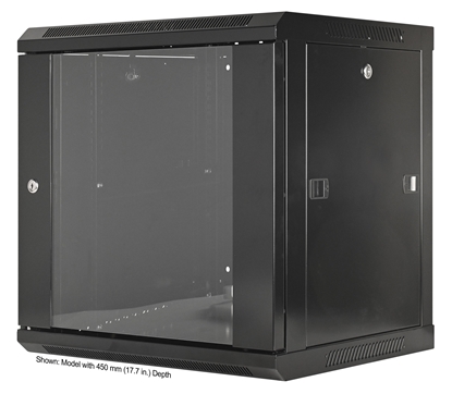 Gabinete 19" Mural Ensamblado  9U 600x600