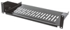 Charola Rack 19", 2U, 25cm Vent. 25kg