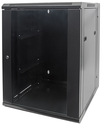 Gabinete 19" Abatible 15U, 550mm prof,  Ensamblado