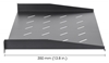 Charola Rack 19", 1U, 35cm Vent. 25kg