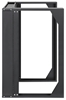 Rack 19" Abierto Mural 12U 500x450, Flatpack