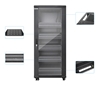 Gabinete 19" Proline 27U con ventiladores