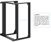 Rack 19" Abierto Mural 15U 500x450, Flatpacko
