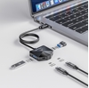 HUB USB-C V3.2 3 Ptos A + 2 Ptos C, 5Gbps
