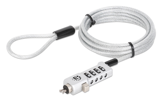 Candado Laptop 3 en 1 combinación 1.8 m