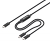 Cable USB-C de carga 100W p/2 dispositivos