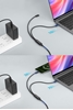 Cable USB-C de carga 100W p/2 dispositivos