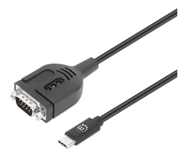 Convertidor USB-C a Serial DB9-M / RS232, 1m