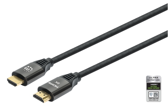 Cable HDMI 2.1 M-M  5.0M, Cobre, 8K@60Hz,