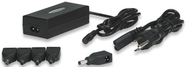 Imagen de Mini adaptador de corriente universal para laptop 