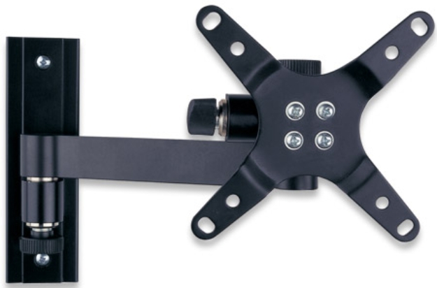 Imagen de Soporte TV p/pared 15kg, 13" a 27" Articulado