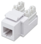 Imagen de JACK RJ11 RJ12 KEYSTONE DE IMPACTO BLANCO