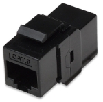 Imagen de COPLE RJ45 A RJ45 CAT6 KEYSTONE NEGRO UTP