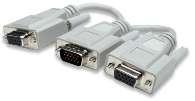 Imagen de Cable en Y para VGA HD15 15 cm