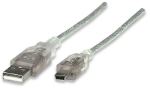 Imagen de Cable USB 2.0 A macho a Mini B macho, 480 Mbps 1.8m