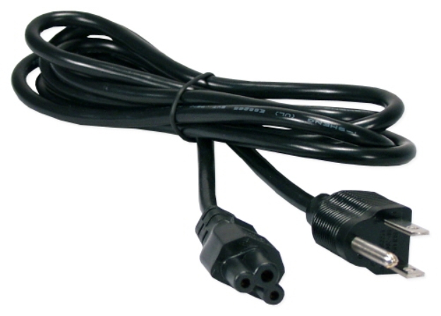 Imagen de CABLE CORRIENTE PARA LAP TOP (TRIPLE), 1.8 m