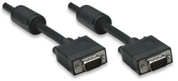 Imagen de MH SVGA Cbl HD15 M-M w/core Blk 11m