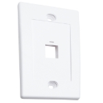 Imagen de TAPA (FACEPLATE) 1 PERFORACION BLANCO