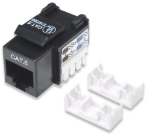 Imagen de JACK RJ45 CAT6 KEYSTONE DE IMPACTO NEGRO