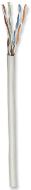 Imagen de BOBINA CABLE UTP DE RED CAT5E CCA ROLLO 305M SOLIDA GRIS, PyME