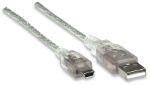 Imagen de Cable USB 2.0 A macho a Mini B macho, 480 Mbps 1.8m