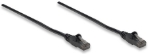 Imagen de Cable de conexión de red U/UTP Cat6, 0.5 m, negro