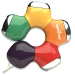 Imagen de HUB USB V2.0  4 Ptos "Flor Multicolor"