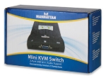 Imagen de Mini switch KVM de 2 puertos