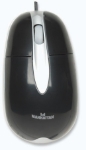 Imagen de *Mouse Optico Caja USB Negro/Plata
