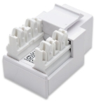 Imagen de JACK RJ11 RJ12 KEYSTONE DE IMPACTO BLANCO