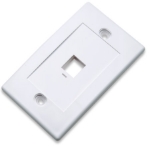 Imagen de TAPA (FACEPLATE) 1 PERFORACION BLANCO