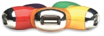 Imagen de HUB USB V2.0  4 Ptos "Flor Multicolor"