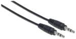 Imagen de Cable estereo a IPOD M-M 0.9M Negro BL
