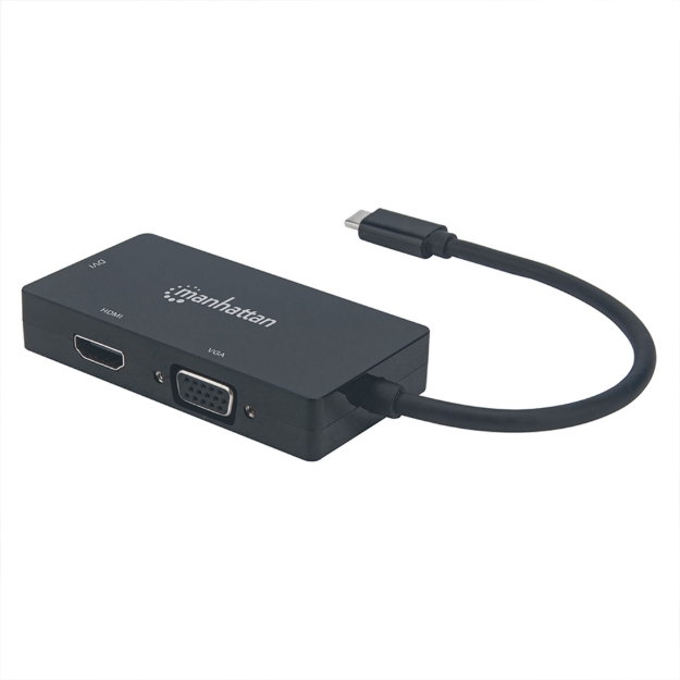 Imagen de Convertidor de USB-C a Multipuertos de A/V 3 en 1 