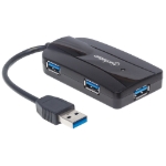 Imagen de Hub USB 3.0 SuperSpeed y Lector/Grabador de Tarjetas 