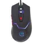 Imagen de Mouse Optico Gaming USB 6 botones Negro c/luz