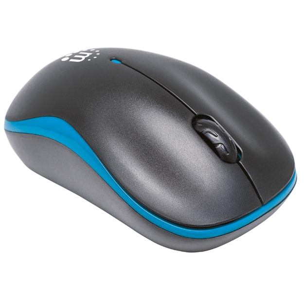 Imagen de Mouse Optico "Edge" USB Azul/Negro