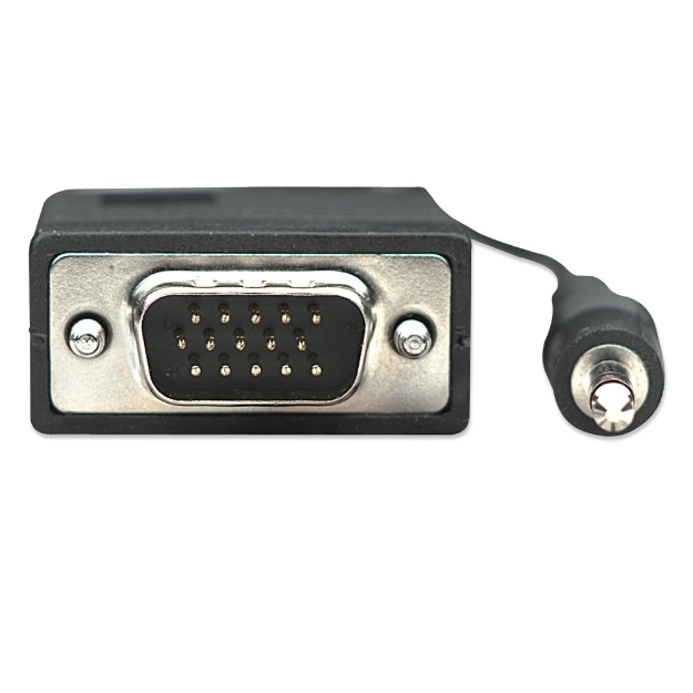 Imagen de CABLE MONITOR SVGA 8MM HD15M-M  1.8M+Aud