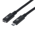 Imagen de Cable de extensión USB 3.2 Gen 2 Tipo C, 10 Gbps, 5A, 50cm