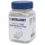 Imagen de Bote de Plugs Modulares RJ45 Cat6, 100 pzas