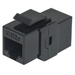 Imagen de COPLE RJ45 A RJ45 CAT5e KEYSTONE NEGRO UTP