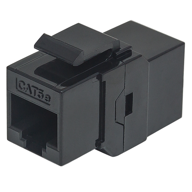 Imagen de COPLE RJ45 A RJ45 CAT5e KEYSTONE NEGRO UTP