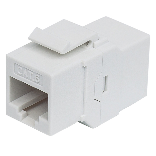 Imagen de COPLE RJ45-RJ45 CAT6 KEYSTONE BLANCO UTP